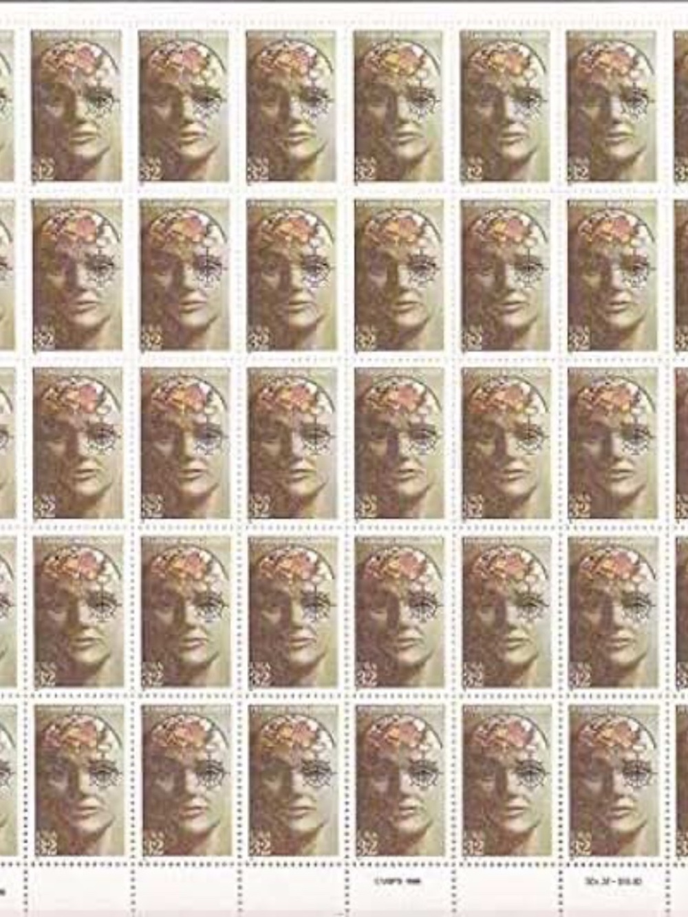 United States Postal Service US Stamp - 1996 Fulbright Scholarships - 50 Stamp